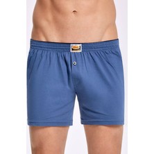 İlke İç Giyim Düz Havlu Bel Erkek Boxer    3 Adet