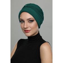 ELYSIANfidan İnci İşlemeli Hazır Türban Tesettür Bone