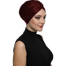 ELYSIANfidan Simli Çapraz Astarlı Hazır Türban Tesettür Bone