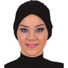 ELYSIANfidan Bantlı Hazır Türban Tesettür Havuz Bonesi