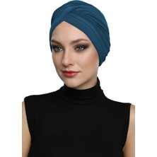 ELYSIANfidan Çapraz W Hazır Türban Tesettür Havuz Bonesi