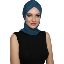 ELYSIANfidan Çapraz W Atkılı Hazır Türban Tesettür Bone
