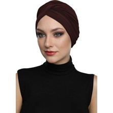 ELYSIANfidan Çapraz W Hazır Türban Tesettür Havuz Bonesi