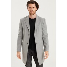Dewberry PLT8398 Erkek Palto-Gri