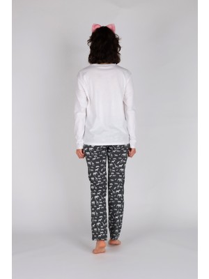 Hays Kadın Pamuklu Uzun Pijama Takımı