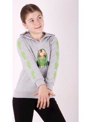 Toontoy Kız Çocuk Billie Eilish Baskılı Sweatshirt