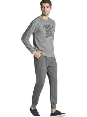 Poleren 6656 Erkek Kışlık Selanik Oyaka Pijama Tk