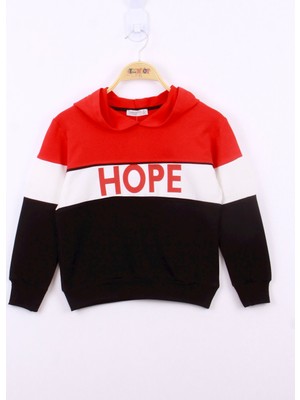 Toontoy Kız Çocuk Hope Baskılı Garnili Sweatshirt