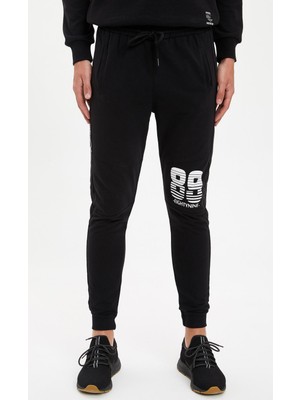 DeFacto Baskılı Slim Fit Jogger Eşofman Altı R6867AZ20AU