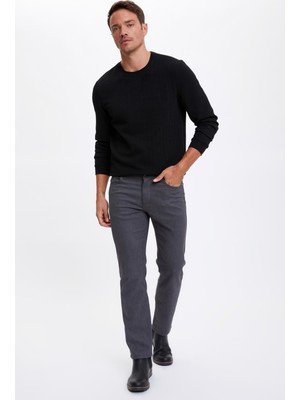 DeFacto Bisiklet Yaka Slim Fit Sweatshirt S1624AZ20AU