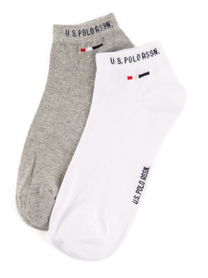U.S. Polo Assn. Erkek Beyaz Çorap