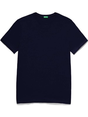 United Colors Of Benetton Bisiklet Yaka Basic Tshirt