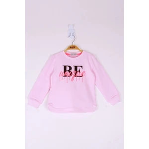 Kız Çocuk Be Baskılı Sweatshirt