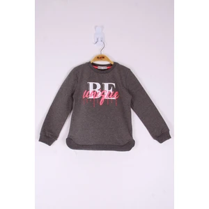 Kız Çocuk Be Baskılı Sweatshirt