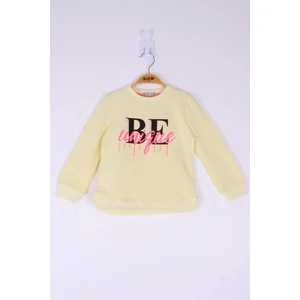 Kız Çocuk Be Baskılı Sweatshirt