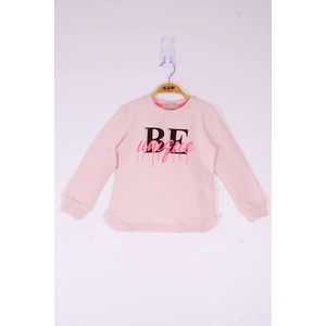 Kız Çocuk Be Baskılı Sweatshirt