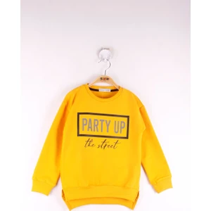 Kız Çocuk Party Up Baskılı Sweatshirt