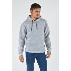 Terapi Men Erkek Kapüşonlu Sweatshirt 20Y-5200311 Gri