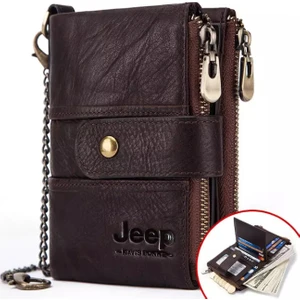 Amerikan Tasarım Deri Cüzdan-Rfıd Korumalı (Kredi Kart Kopyalanmasına Karşı)