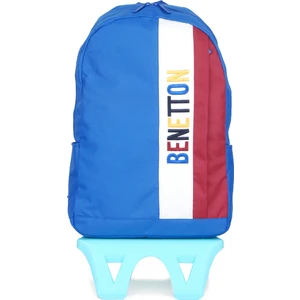 Benetton Unisex İki Bölmeli Tekerlekli Sırt Çantası 70065