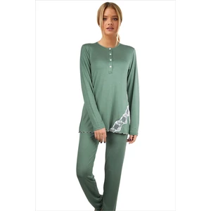 Kadın Pijama Takımı 59522 Çağla Yeşili
