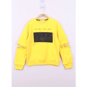 Kız Çocuk Perfect Taş Işlemeli Sweatshirt