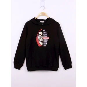 Erkek Çocuk La Casa Baskılı Sweatshirt