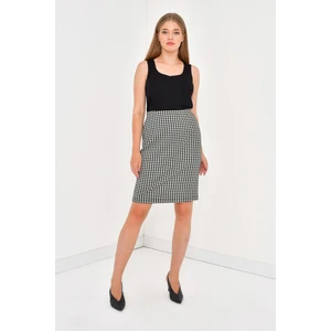 Kazayağı Desenli Etek 56018