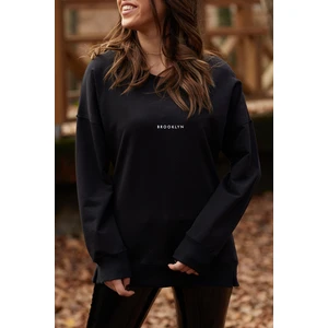 Brooklyn Basklı Sweatshirt  9KXK8-41670-02
