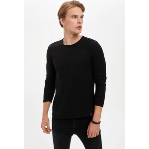 Uzun Kollu Slim Fit Basic Tişört R4690AZ20AU