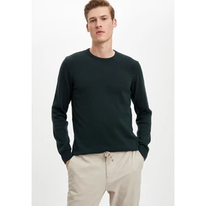 Slim Fit Bisiklet Yaka Pamuklu Kazak R1104AZ20WN