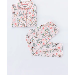 Gül Kurusu Kız Çocuk Pink Bugs 2'li Pijama Takımı