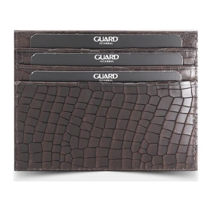 Guard Leather Smart Çift Taraflı Deri Kartlık