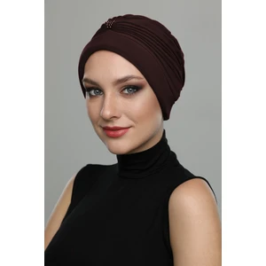 Fidan Bone  İnci İşlemeli Hazır Bone