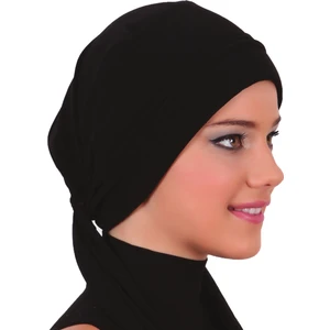 Fidan Bone Bağlamalı Hazır Türban Tesettür Bone
