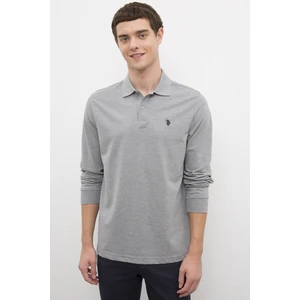 U.S. Polo Assn. Erkek Gri Sweatshirt Basic 50225335-VR086