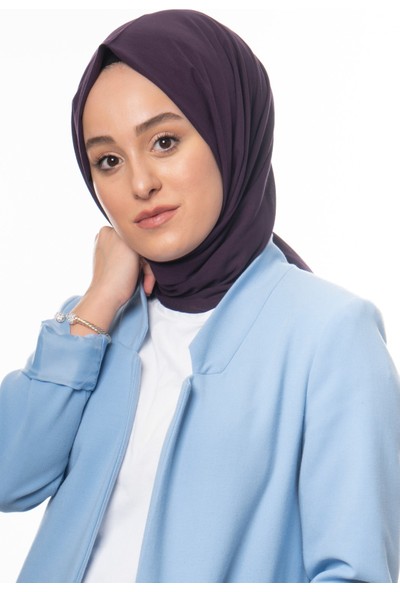 Vera Hijab Organik Pamuk Şal Mürdüm