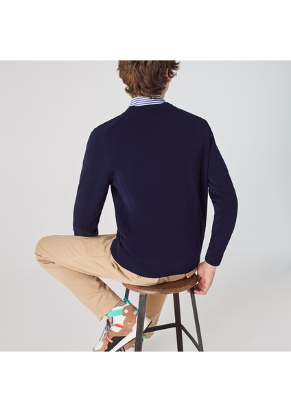 Erkek Bisiklet Yaka Lacivert Triko Kazak AH1985 166 fiyatları