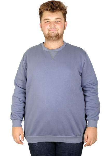 Erkek Bisiklet Yaka Sweatshirt