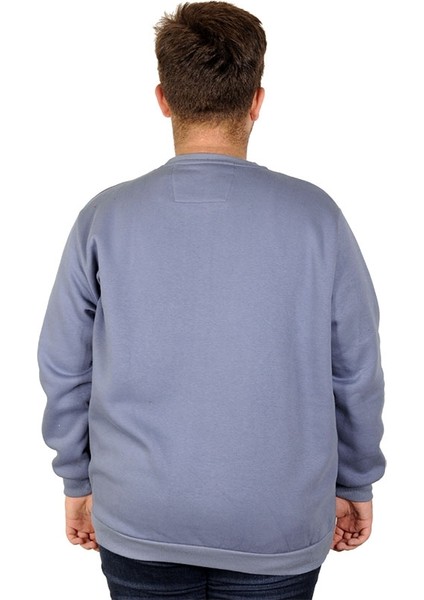 Erkek Bisiklet Yaka Sweatshirt