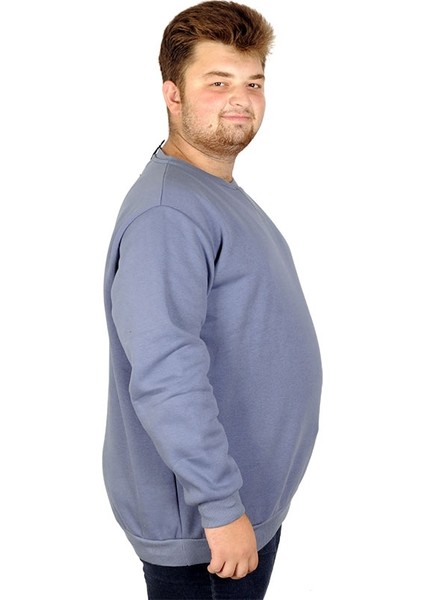 Erkek Bisiklet Yaka Sweatshirt
