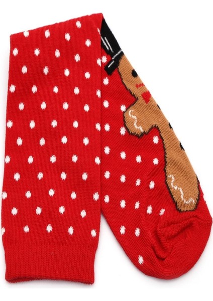 4'lü Kadın Kurabiye Adam&kız PuanlıÇizgili Desenli Çorap 3064-B4 fiyatları