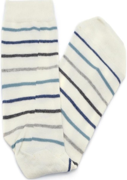 4'lü Kadın Kurabiye Adam&kız PuanlıÇizgili Desenli Çorap 3064-B4 indirimleri