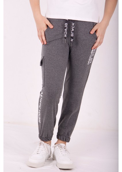 Kız Çocuk Artistic Baskılı Jogger Eşofman Alt