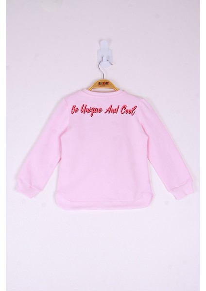 Kız Çocuk Be Baskılı Sweatshirt