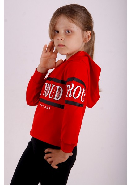 Kız Çocuk Be Proud Baskılı Sweatshirt fiyatları