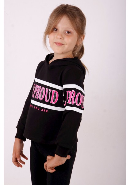 Kız Çocuk Be Proud Baskılı Sweatshirt fiyatları