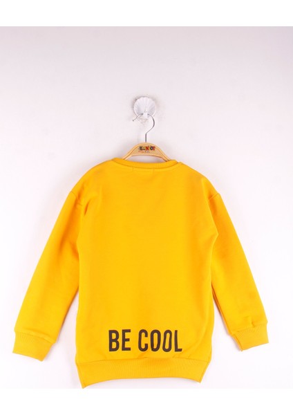 Kız Çocuk Party Up Baskılı Sweatshirt