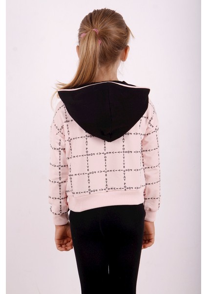 Kız Çocuk Positive Baskılı Crop Sweatshirt fiyatları
