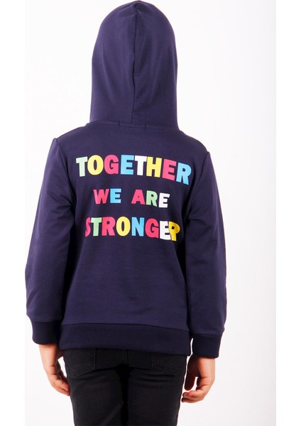 Kız Çocuk Stronger Baskılı Sweatshirt